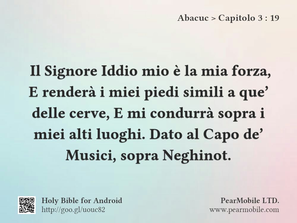 Abacuc, Capitolo 3:19
